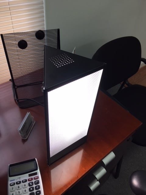 SunBox Jr 10,000 Lux Desk Sun Lamp